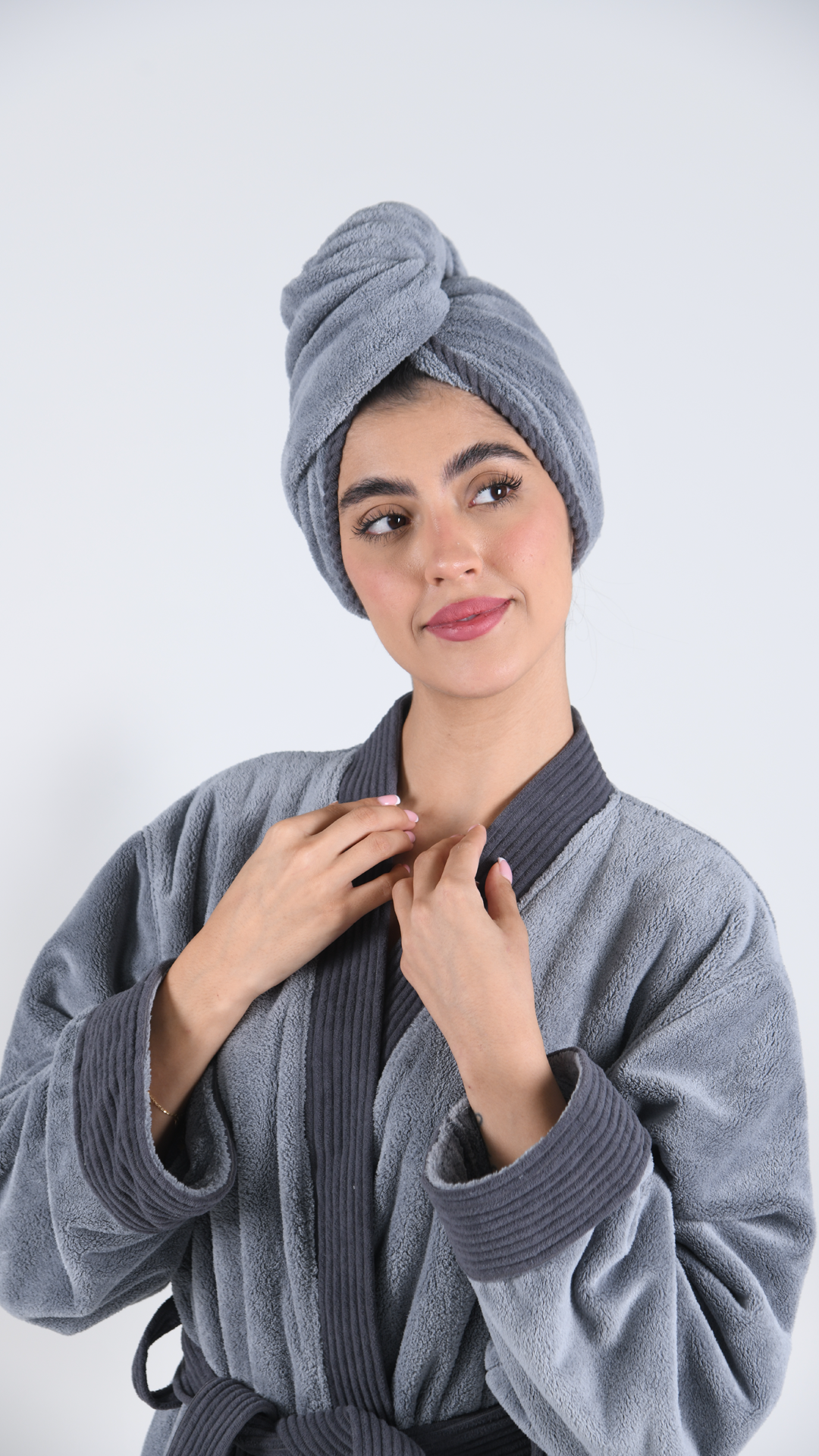The elegant - Shadow (Hair Towel)