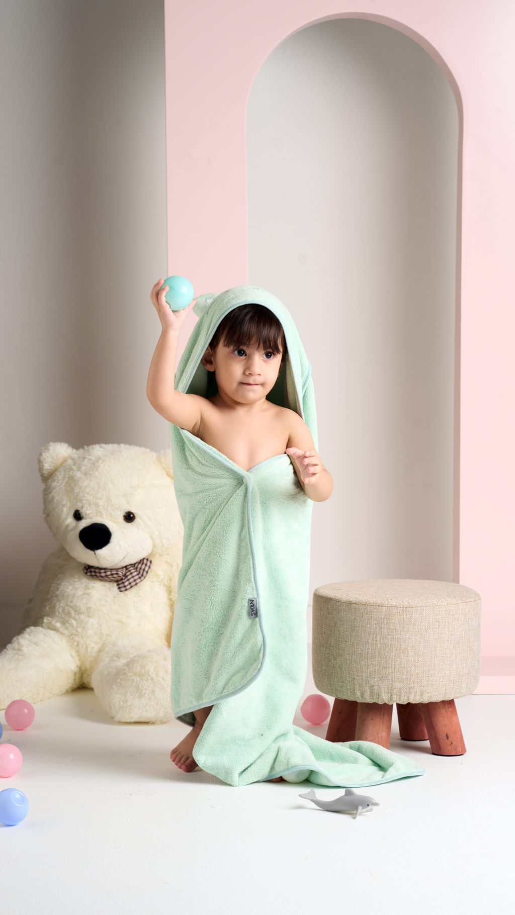 Baby towel - Mint