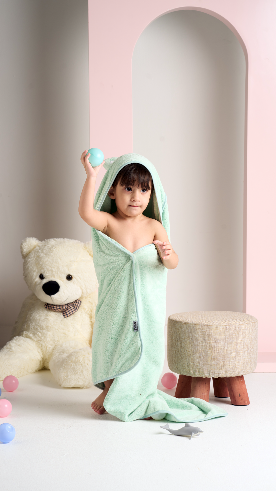 Baby towel - Mint