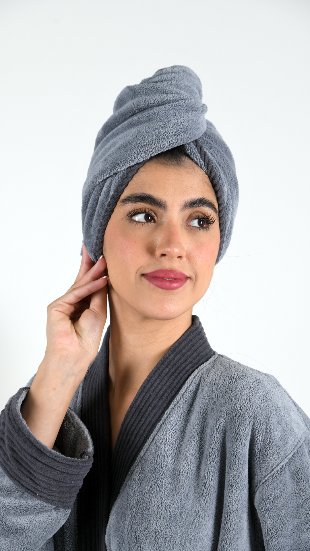 The elegant - Shadow (Hair Towel)