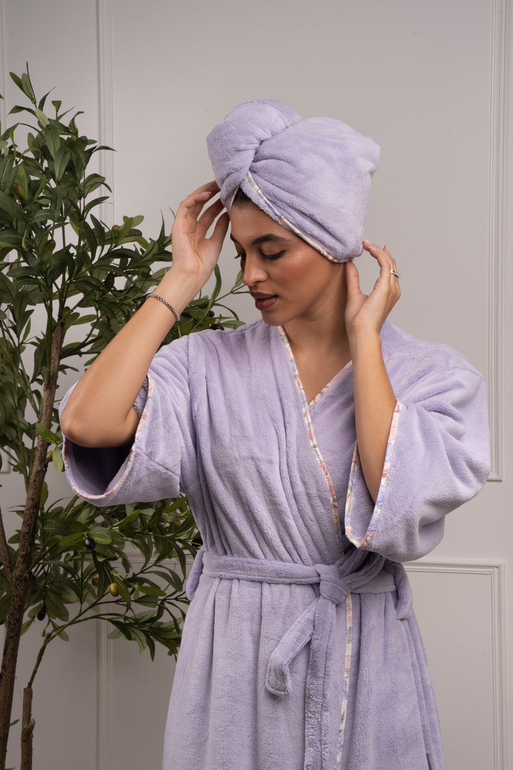 The soft - Lavender (Hair Towel)
