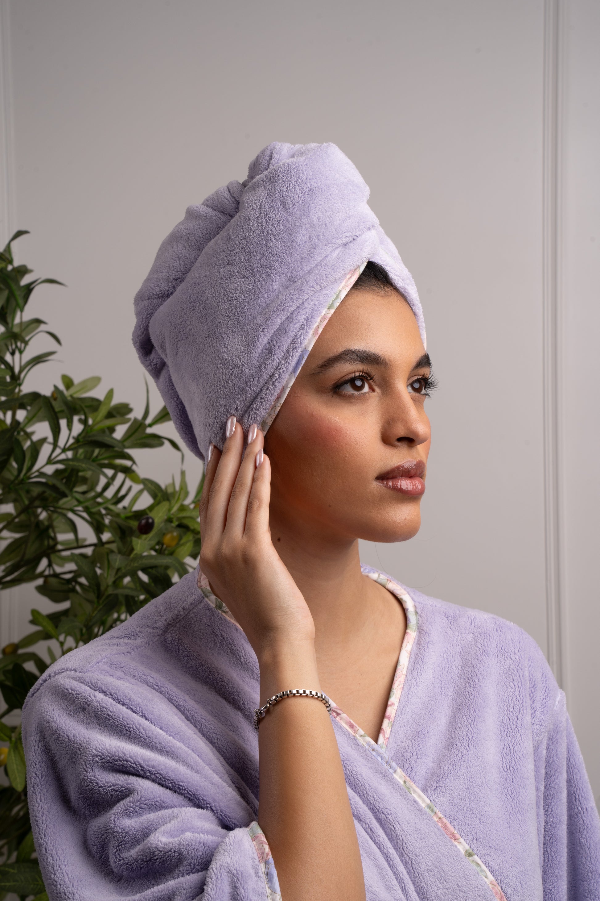 The soft - Lavender (Hair Towel)