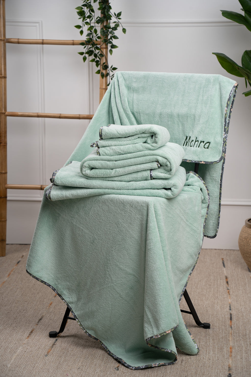 3-in-1 Towel Set - Mint