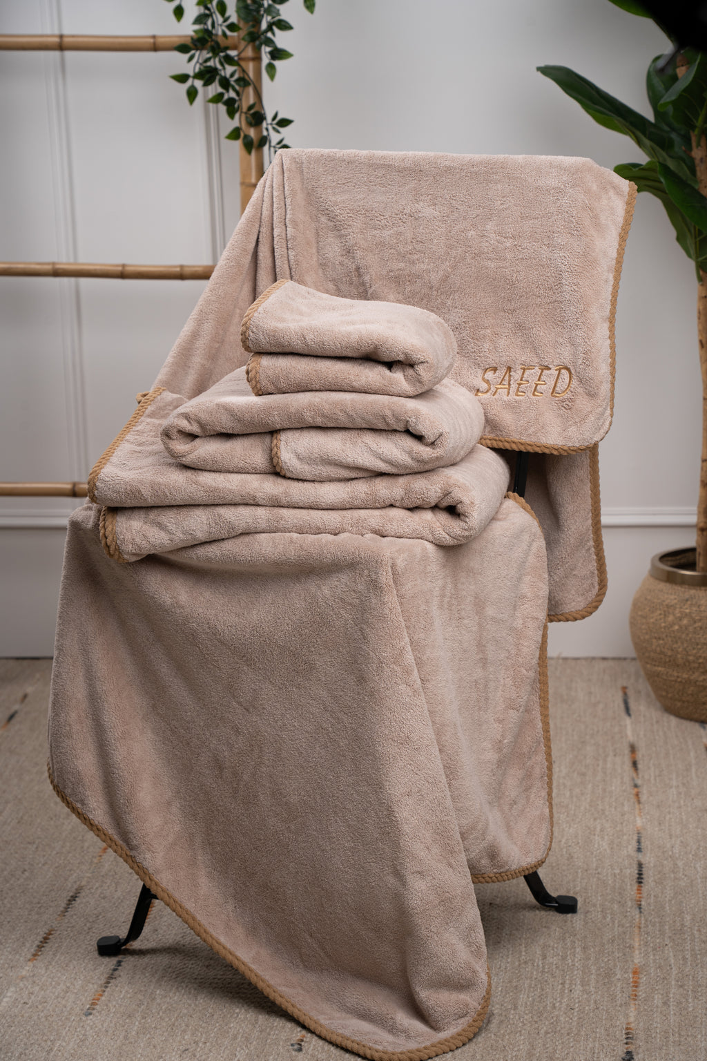 3-in-1 Towel Set - Sand