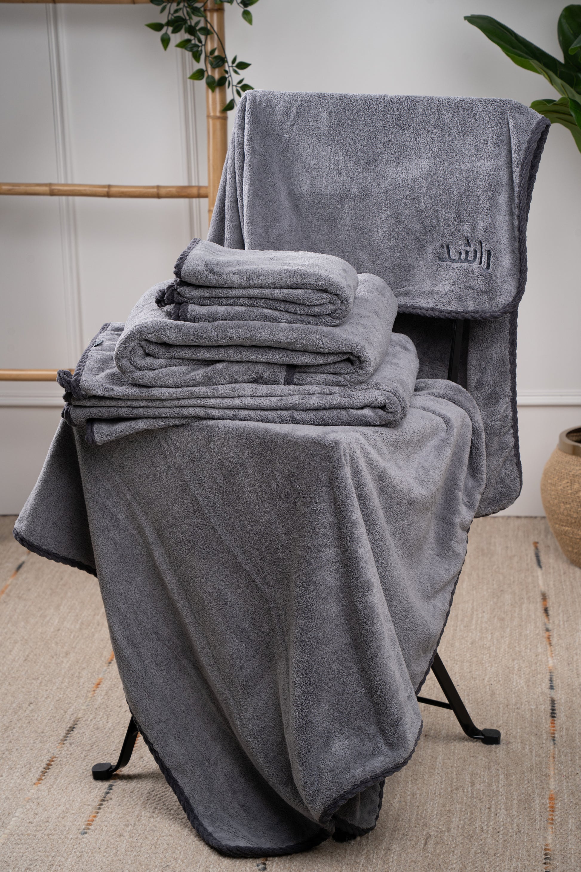 3-in-1 Towel Set - Shadow