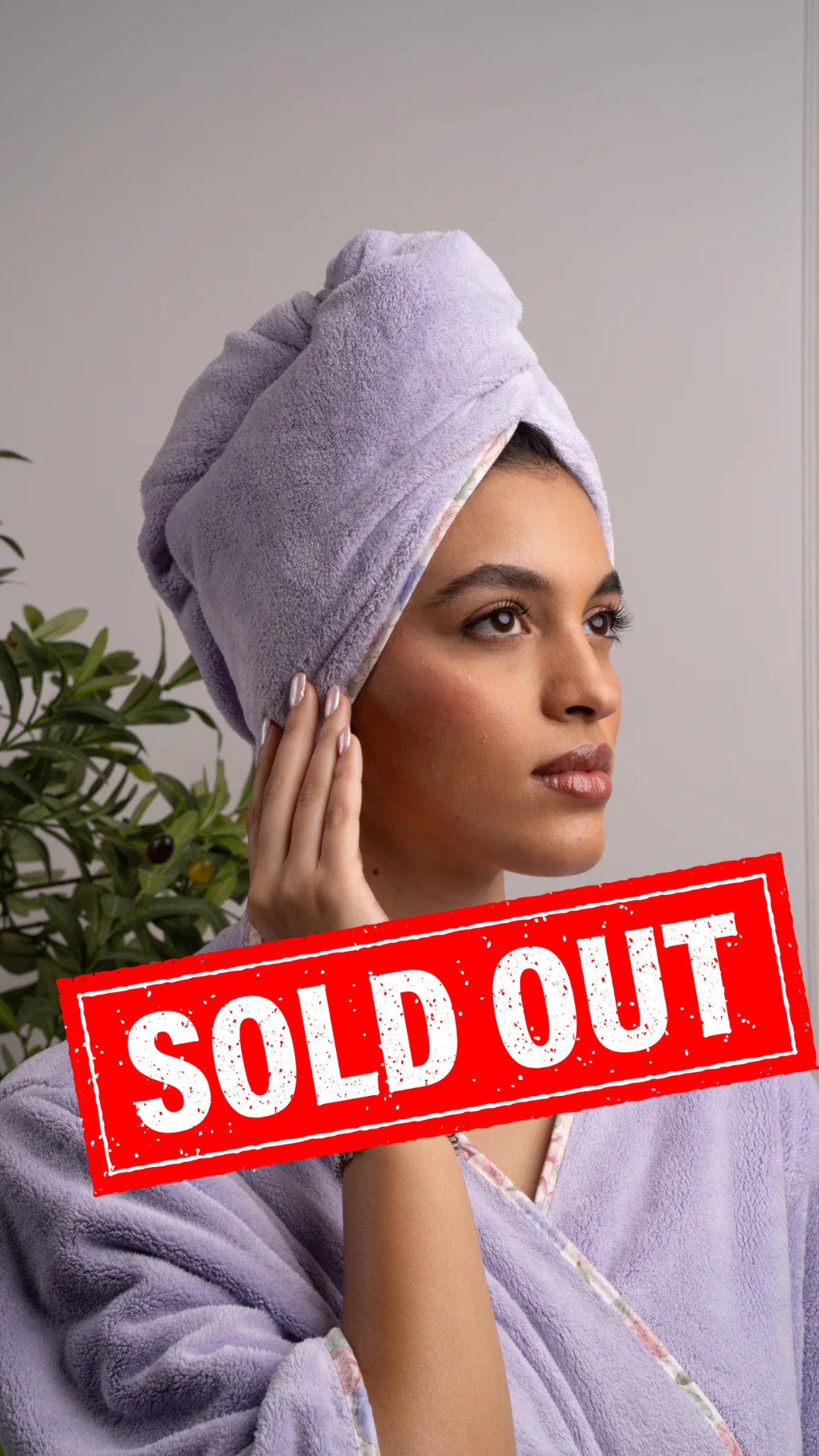 The soft - Lavender (Hair Towel)