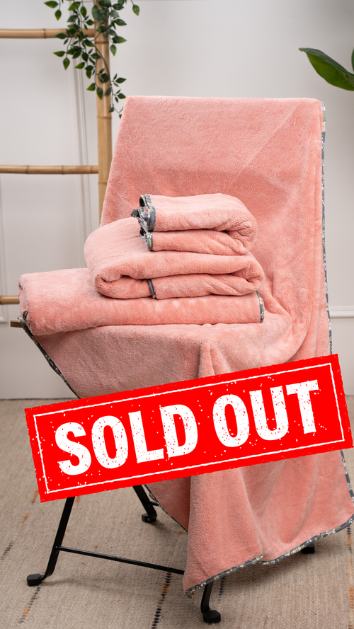 3-in-1 Towel Set - Blush