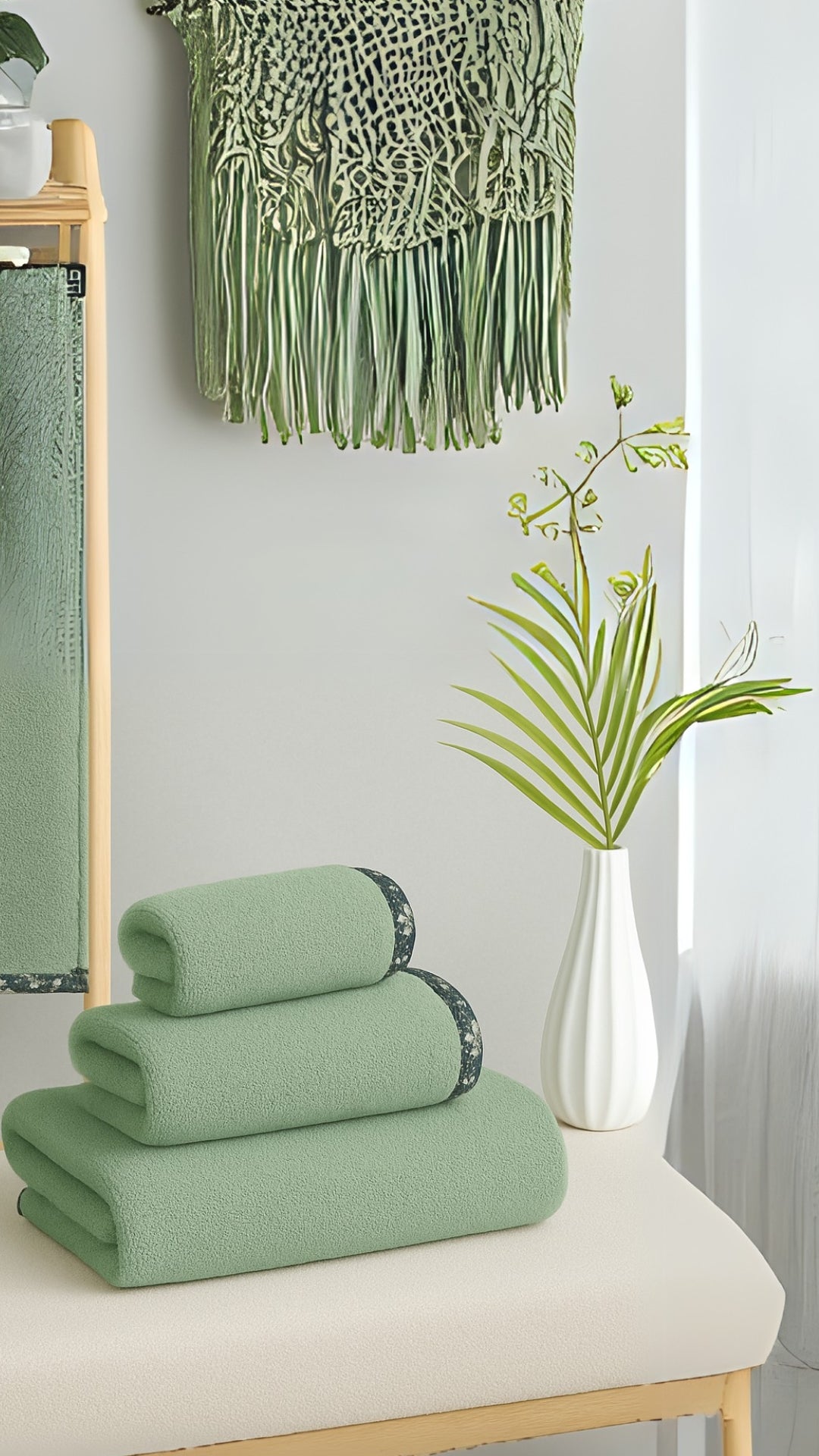 3-in-1 Towel Set - Mint